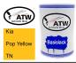 Preview: Kia, Pop Yellow, TN: 500ml Lackdose, von ATW Autoteile West.